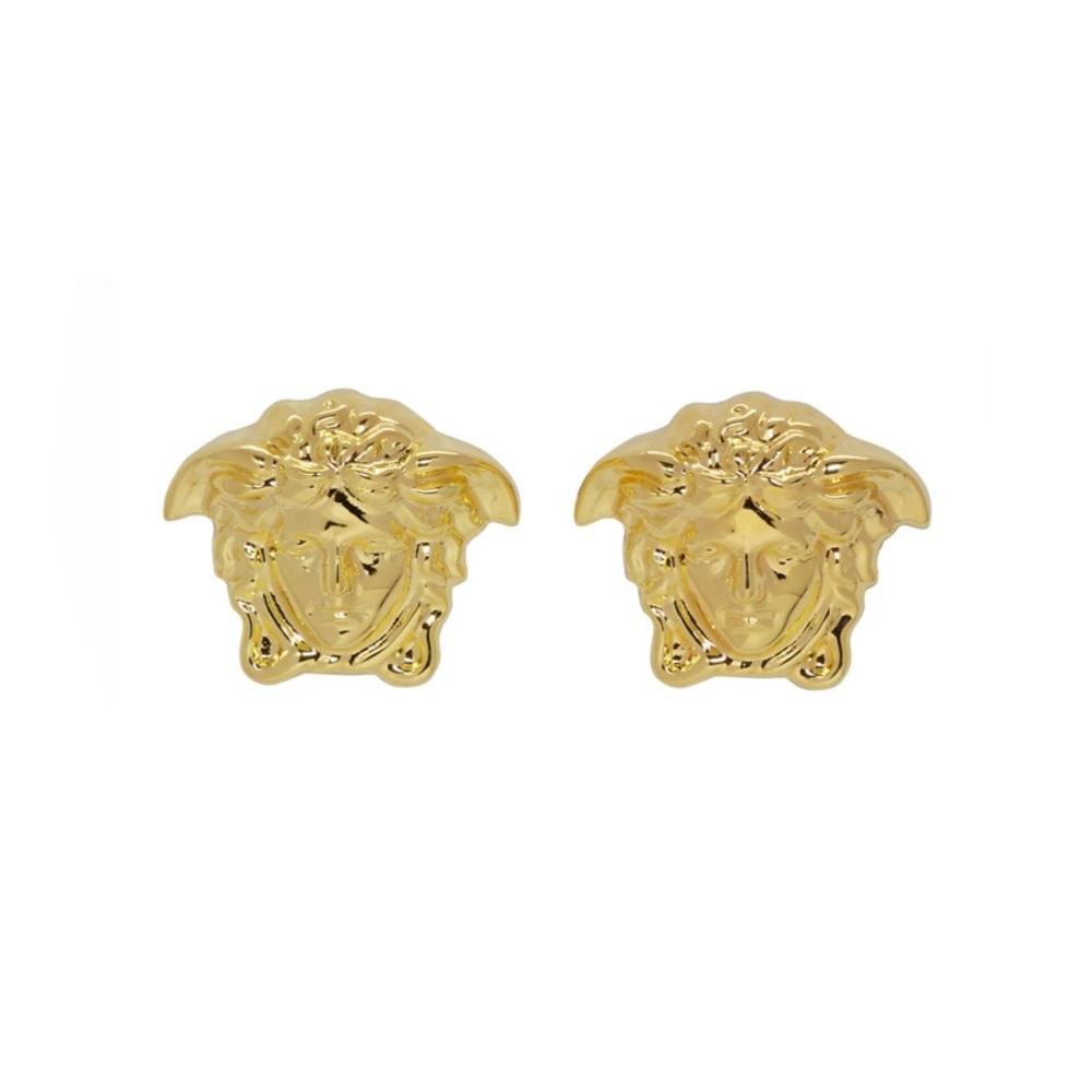 Versace Gold Medusa Earrings